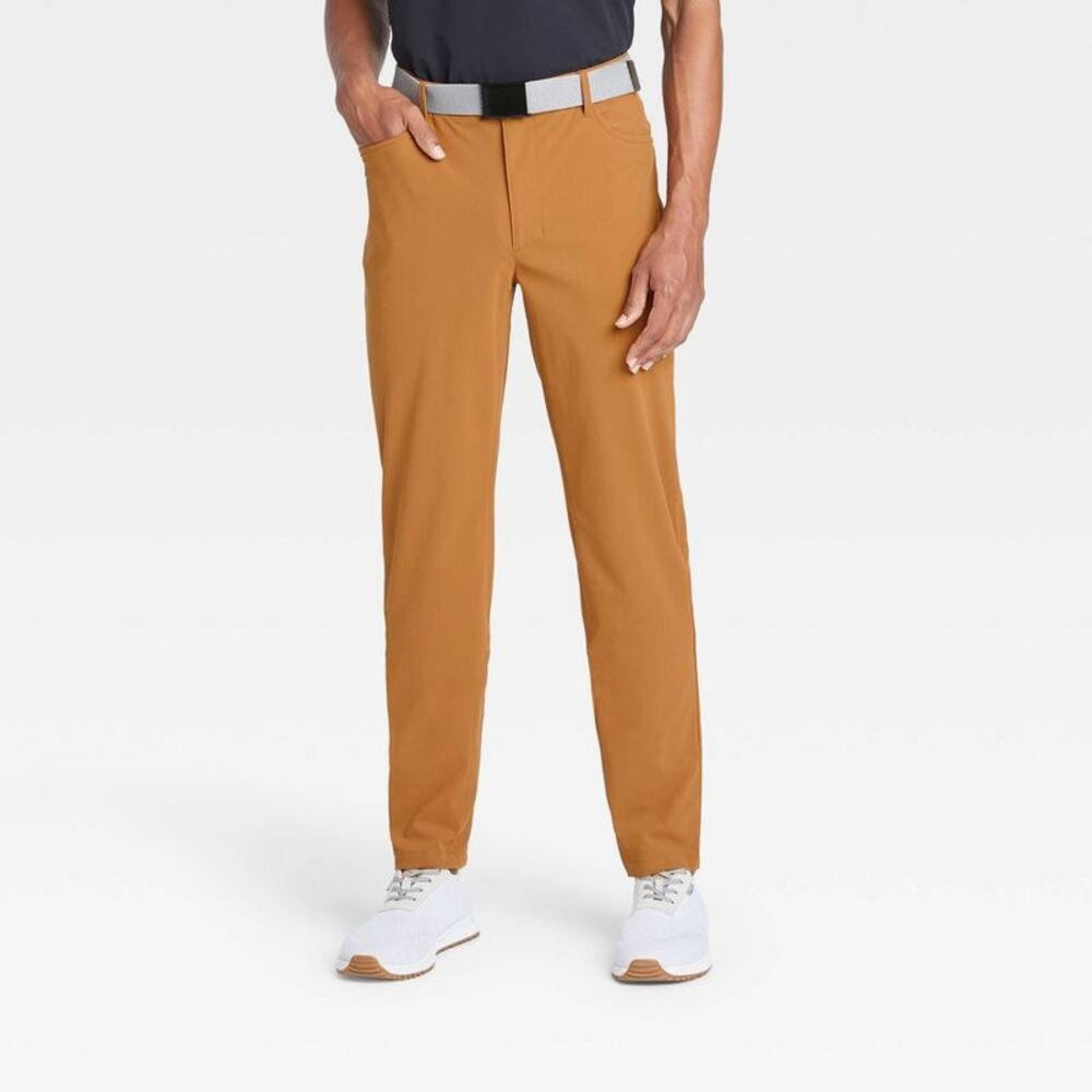 All in Motion - Men's Big & Tall Golf Pants - All in Motion Butter Butterscotch